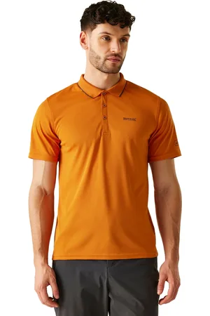 Regatta Herren Sport-Poloshirt Maverick V kurzärmlig (Fuchs/Asche)