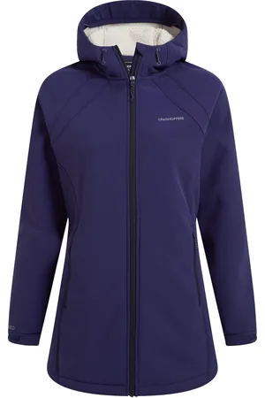 Craghoppers "Gwen" Softshelljacke mit Kapuze für Damen (Indigo)