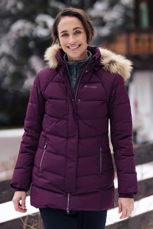 Mountain Warehouse Damen/Damen Isla II Lange Daunenjacke (Indigo)