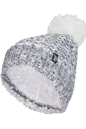 Heat Holders Damen Fleece gefüttert Cuffed Thermal Winter Bommelmütze mit Pom Pom