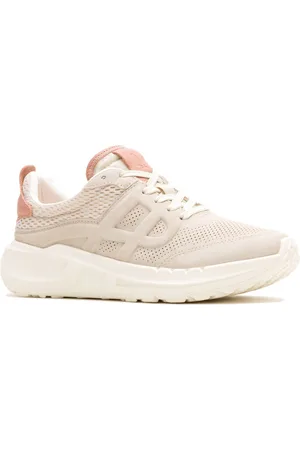 Hush Puppies Seventy8 Runner Damensneaker aus Wildleder in Steinfarbe