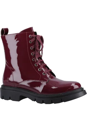 Hush Puppies Rhea Leder Damen Bordeaux Stiefel
