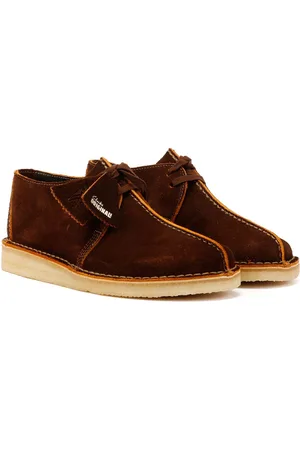 Clarks Desert Trek Wildleder Herren Braune Schnürschuhe
