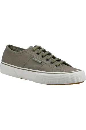 Superga 2490 Bold Cotton Herren Grün Safari Turnschuhe