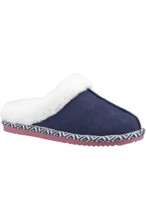 Hush Puppies Amara Wildleder Damen Navy Pantoffeln