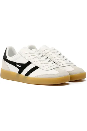 Gola Viper Leder Damen Weiße Turnschuhe