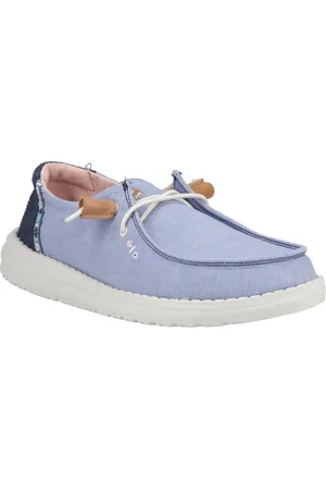 Hey dude Wendy Chambray Boho 100% Baumwolle Damen Loafers