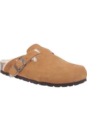 Hush Puppies Jade Leder Damen Tan Hausschuhe