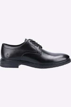 Hush Puppies Sterling Schwarze Herren Schnürschuhe Aus Leder