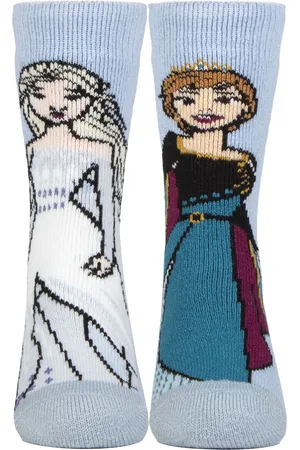 Heat Holders Wärmehalter Lite - Neuheit Disney Prinzessin Socken für Mädchen | Cinderella Ariel Frozen Belle - Gefroren