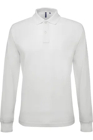Asquith Herren Classic Fit Langarm-Poloshirt