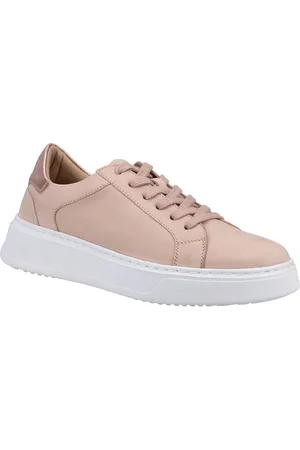 Hush Puppies Camille Leder Damen Blush Turnschuhe