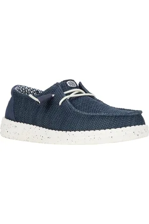 Hey dude Wendy Stretch Mesh Polyester Damen Navy Loafers