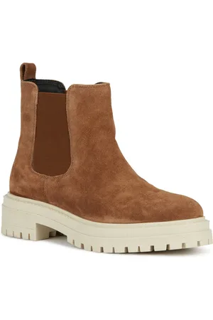 Geox D Iridea Leder Damen Stiefel