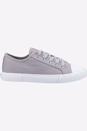 Hush Puppies Brooke Stoff Damen Graue Turnschuhe
