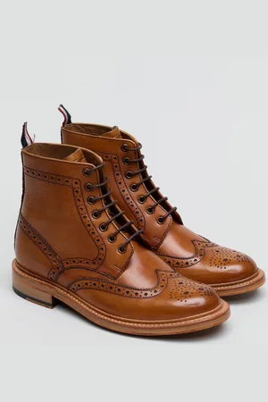 Ben Sherman Arthur Braune Herrenstiefel Aus Leder