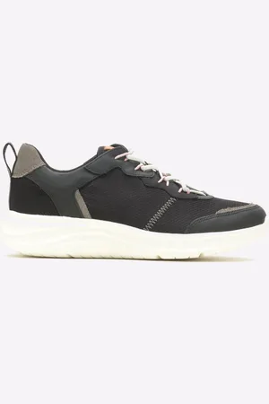 Hush Puppies Elevate Bungee Damen-Sneaker Aus Schwarzem Leder