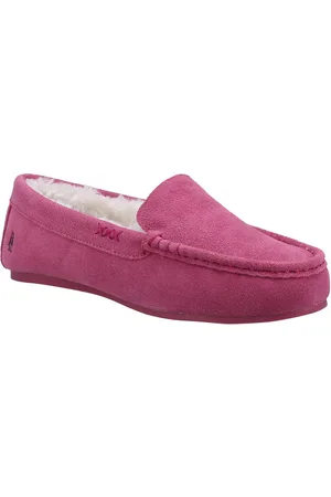 Hush Puppies Annie Mocassin Wildleder Damen Hausschuhe