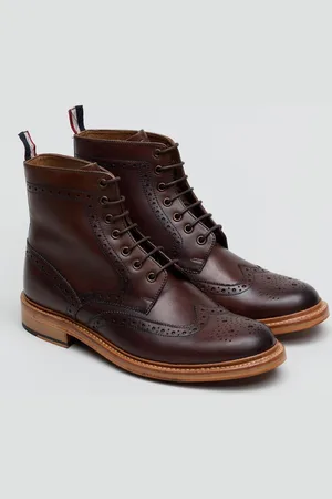 Ben Sherman Arthur Braune Herrenstiefel Aus Leder