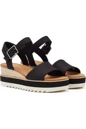 TOMS Diana Canvas Wedge Frauen Sandalen