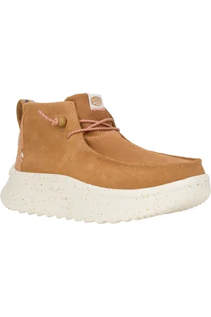 Hey dude Wendy Peak Hi Wildleder Damen Stiefel Chestnut