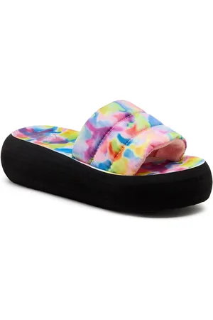 Rocket Dog Splash Loyal Tie Dye Damen Textil Sandalen in Pink/Multi