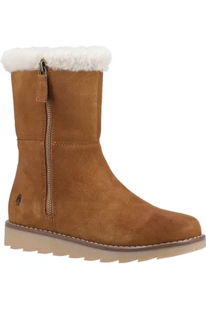 Hush Puppies Mary Wildleder Damen Tan Stiefel