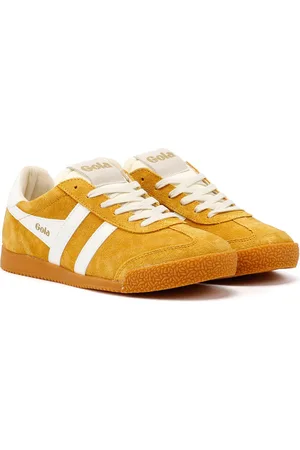 Gola Elan Wildleder Damen Gelbe Turnschuhe