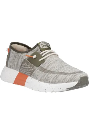 Hey dude Sirocco Sport Mode Nylon Herren Grün/Staubiges /Orange Turnschuhe