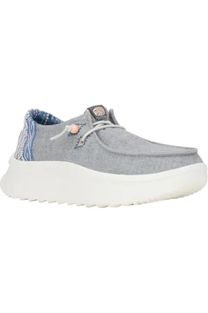 Hey dude Wendy Peak Chambray Woven Polyester Damen Loafers
