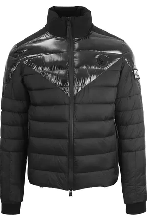 Philipp Plein Schlichte, gesteppte schwarze Jacke