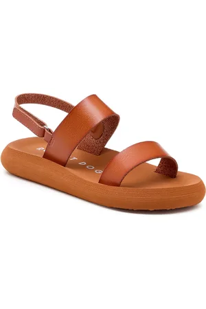 Rocket Dog Sunshine Damen Sandalen in Cognac aus Textil