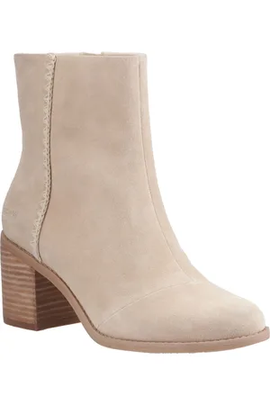 TOMS Evelyn Leder Damen Natürliche Stiefel