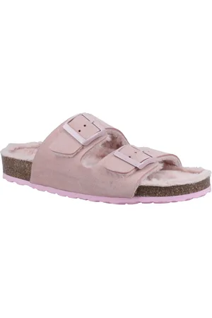 Hush Puppies Jessie Leder Damen Blush Pantoffeln