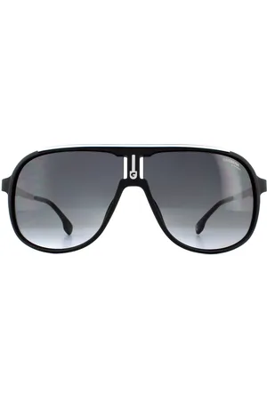 Carrera Aviator Mens Matte Black Dark Grey Gradient Sonnenbrille