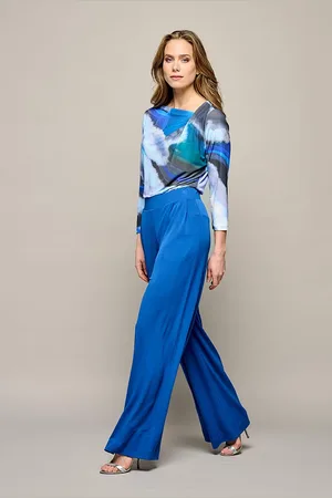 Mart Visser Ivy Palazzo-Hose Kobalt