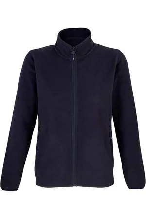 Sols Womens/Ladies Factor Microfleece Recycled Fleece Jacket (Navy)