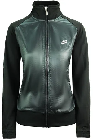 Nike Schwarze Trainingsjacke mit -Logo für Damen