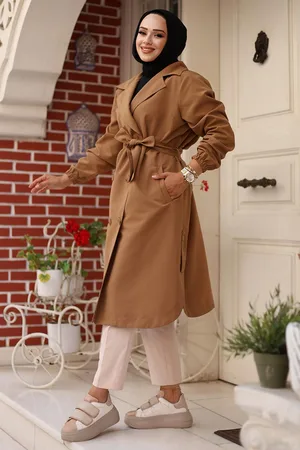 HERITA Schulterklappen Trenchcoat