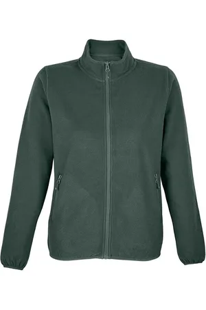 Sols Womens/Ladies Factor Microfleece Recycled Fleece Jacket (Waldgrün)