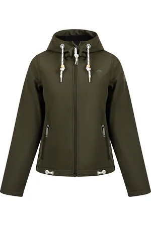 Schmuddelwedda Softshelljacke Damen dunkeloliv