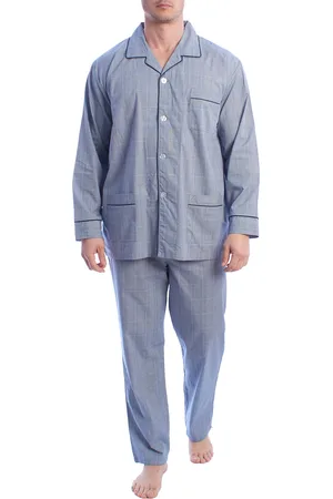 Kisses and Love KLP5 Herren-Pyjama im Popeline-Stil