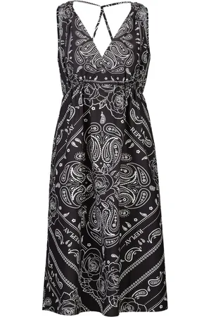 Replay Freizeitkleid All Over bedruckte Baumwollpopeline
