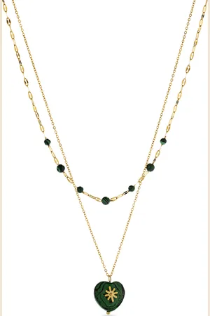 Luxenter Halskette Besya aus 18k Gelbgold