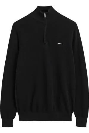 GANT Cotton Pique Half Zip Strickpullover