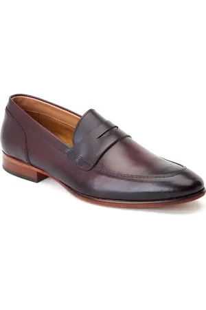Base London Bruno Leder Herren Bordo Loafer
