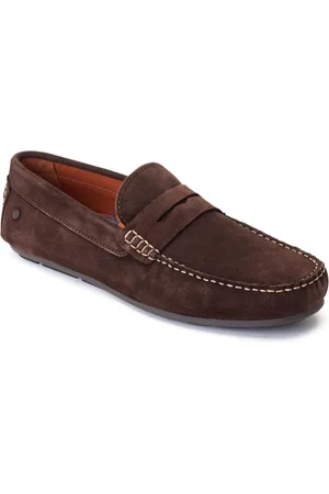 Base London Collins Lederschuhe für Herren in Dunkelbraun