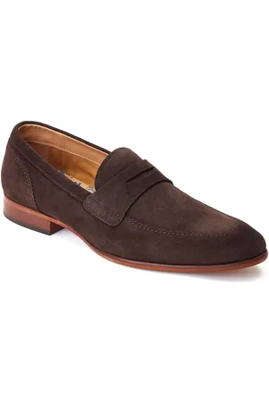 Base London Bruno Herrenschuhe aus gebranntem braunem Leder