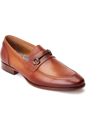 Base London Russo Herren Mokassins aus gebranntem Tan-Leder