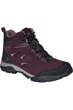 Regatta Womens/Ladies Holcombe IEP Mid Wanderstiefel (Dark Burgundy/Black)